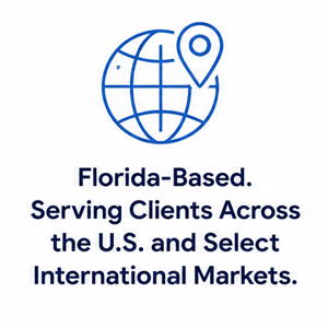 Florida-based, serving clients across the U.S. and select international markets